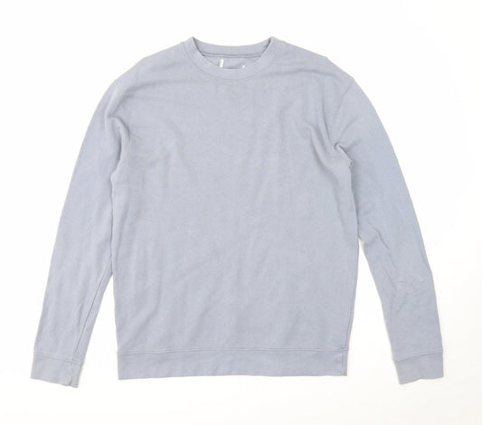 Topman Mens Grey Cotton Pullover Sweatshirt Size S