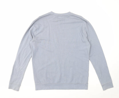 Topman Mens Grey Cotton Pullover Sweatshirt Size S