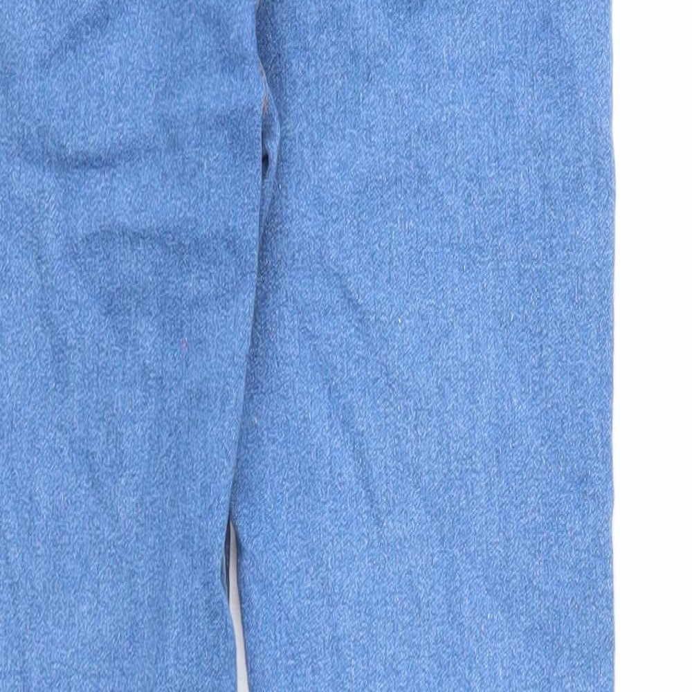 Denim & Co. Girls Blue Cotton Jegging Jeans Size 10-11 Years Regular