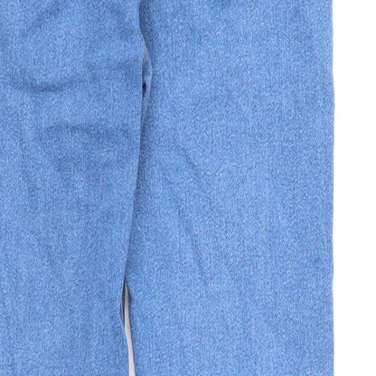 Denim & Co. Girls Blue Cotton Jegging Jeans Size 10-11 Years Regular