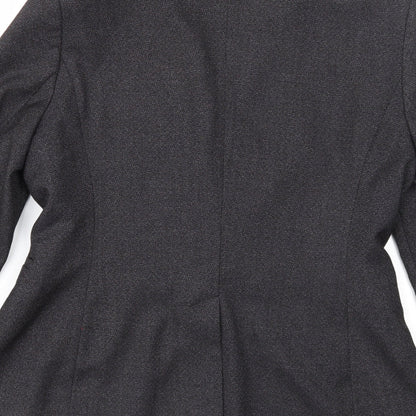 NEXT Womens Grey Polyester Jacket Suit Jacket Size 14