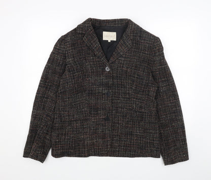 Lakeland Womens Grey Jacket Blazer Size 16 Button