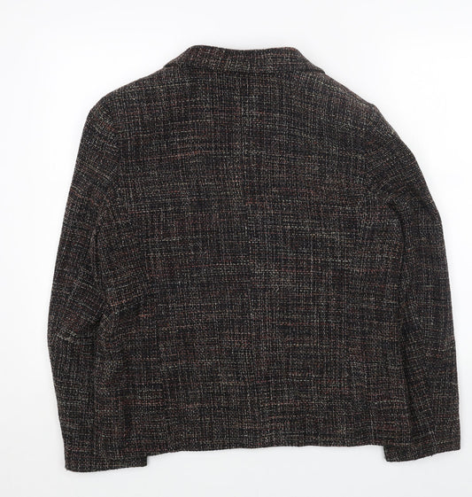 Lakeland Womens Grey Jacket Blazer Size 16 Button