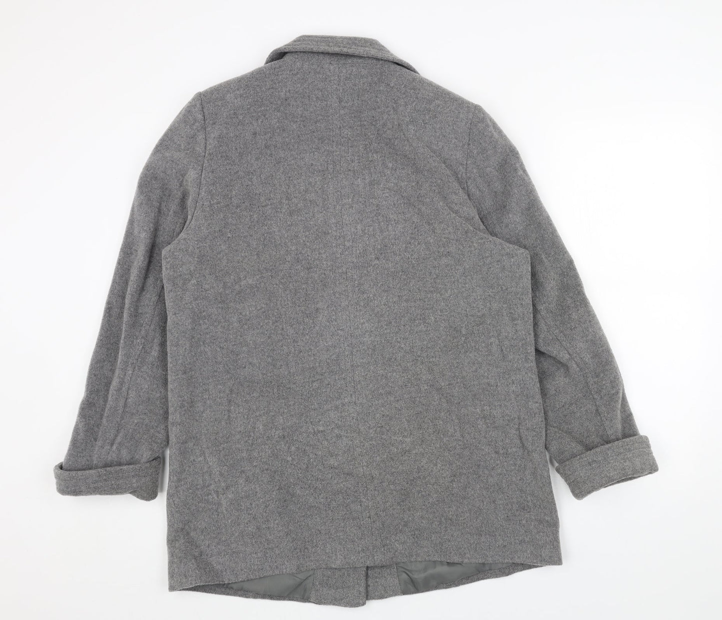 Womens UK Size 14 Marks and Spencer Grey Pea Coat