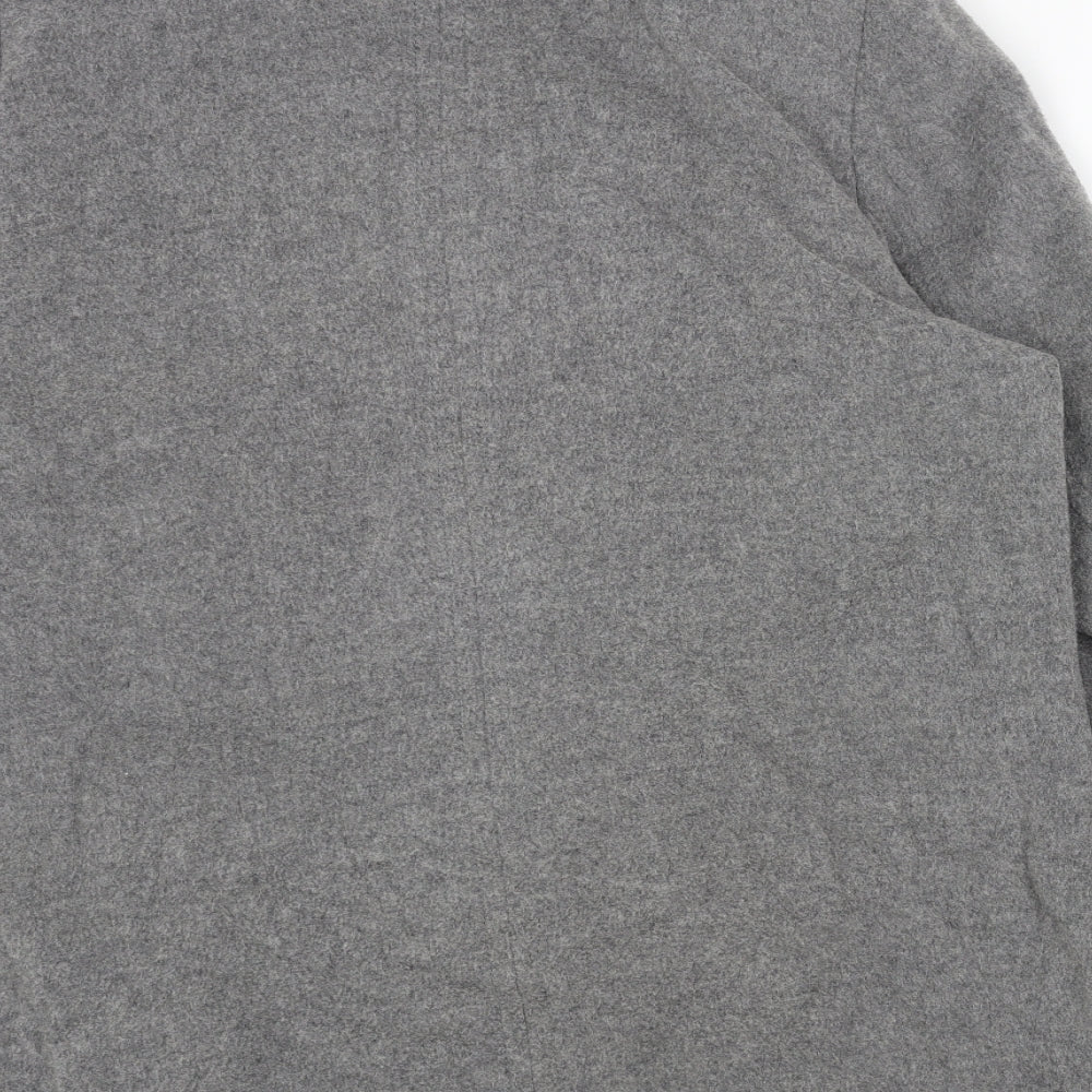 Womens UK Size 14 Marks and Spencer Grey Pea Coat