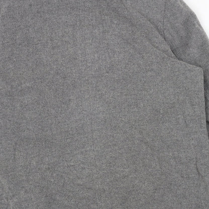 Womens UK Size 14 Marks and Spencer Grey Pea Coat