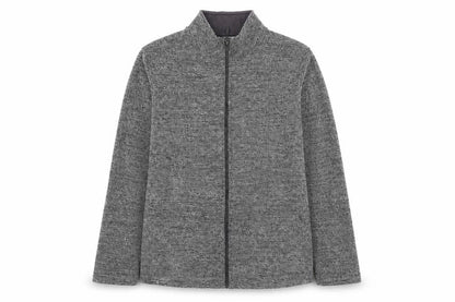 Marks & Spencer Womens Grey Jacket Size 12 Zip