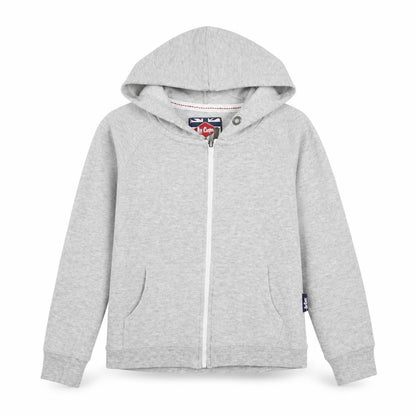 Womens UK Size 8 Lee Cooper Grey Full Zip Hoodie