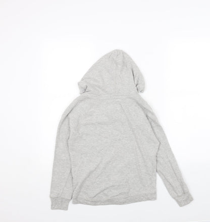 Womens UK Size 8 Lee Cooper Grey Full Zip Hoodie
