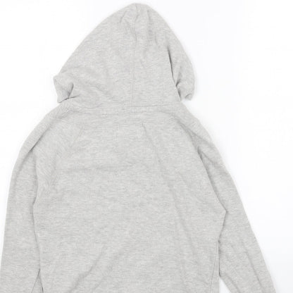 Womens UK Size 8 Lee Cooper Grey Full Zip Hoodie