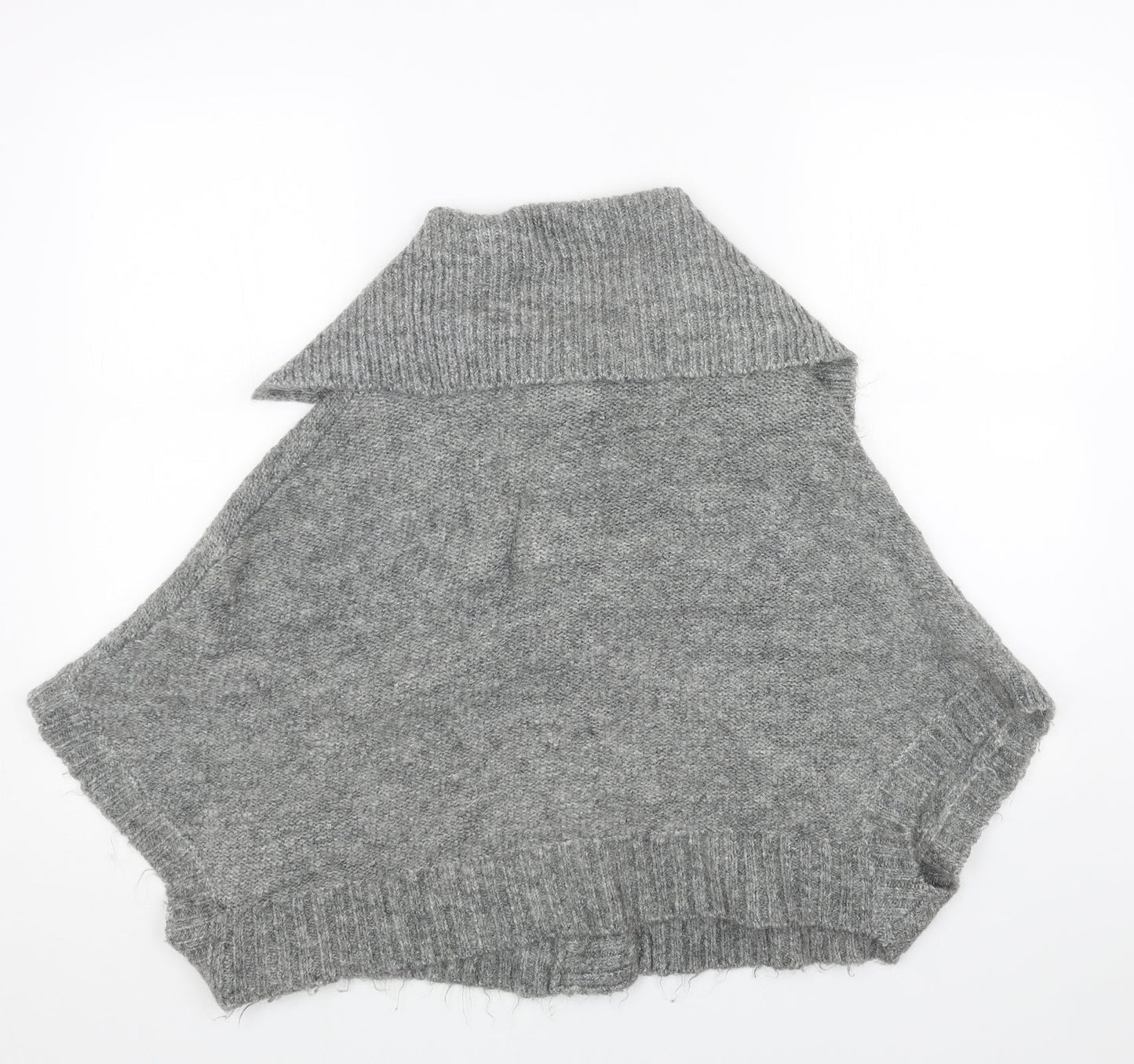 Womens UK Size 16 Papaya Grey Cardigan Jumper