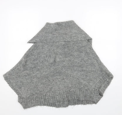 Womens UK Size 16 Papaya Grey Cardigan Jumper
