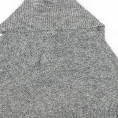 Womens UK Size 16 Papaya Grey Cardigan Jumper