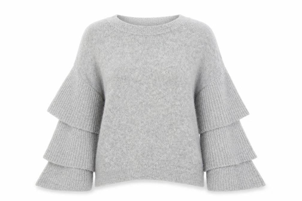Womens UK Size 10 George Grey Pullover Jumper