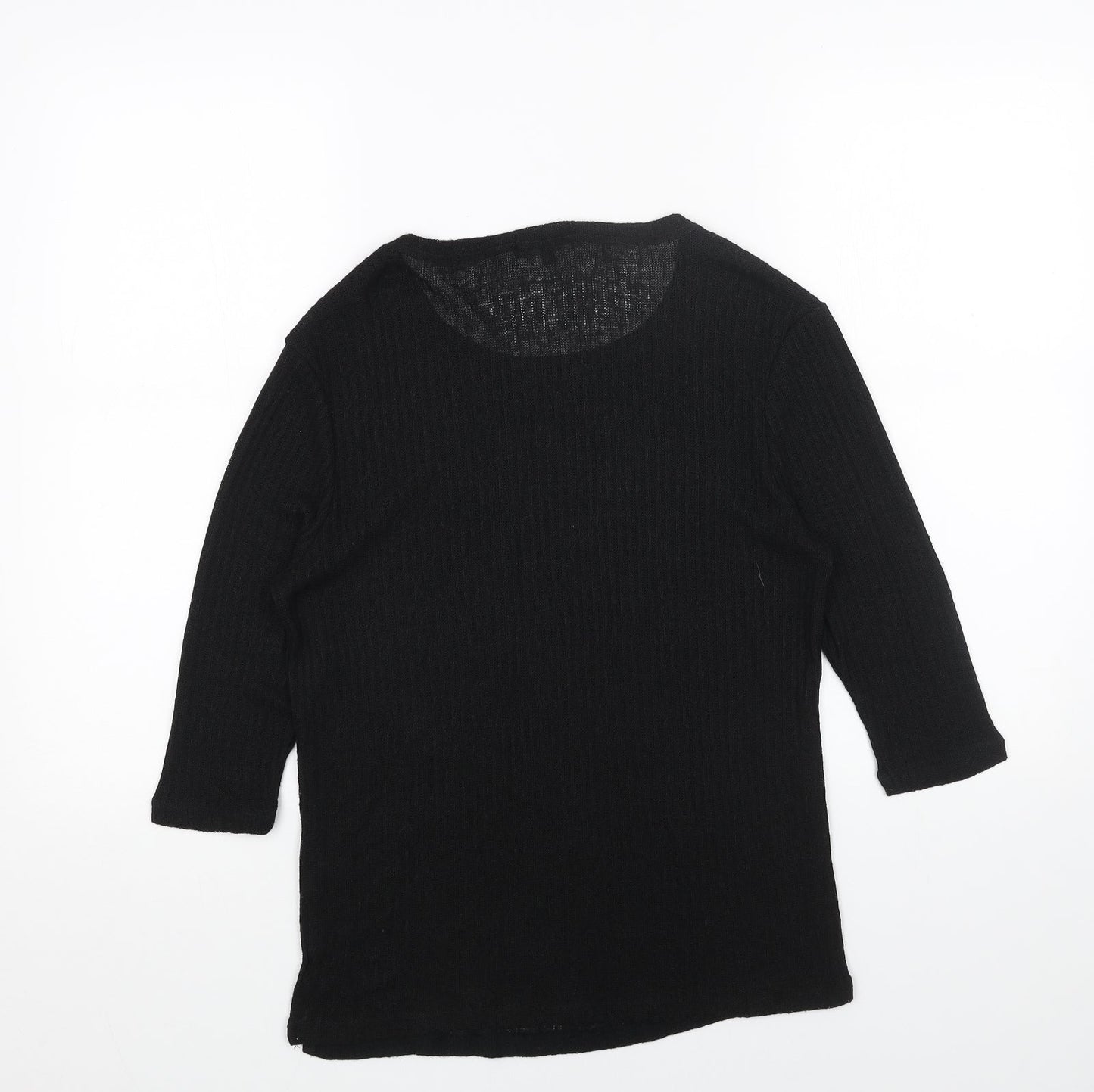 Womens UK Size 10 New Look Black Pullover Jumper
