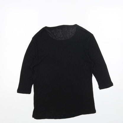 Womens UK Size 10 New Look Black Pullover Jumper
