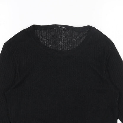Womens UK Size 10 New Look Black Pullover Jumper
