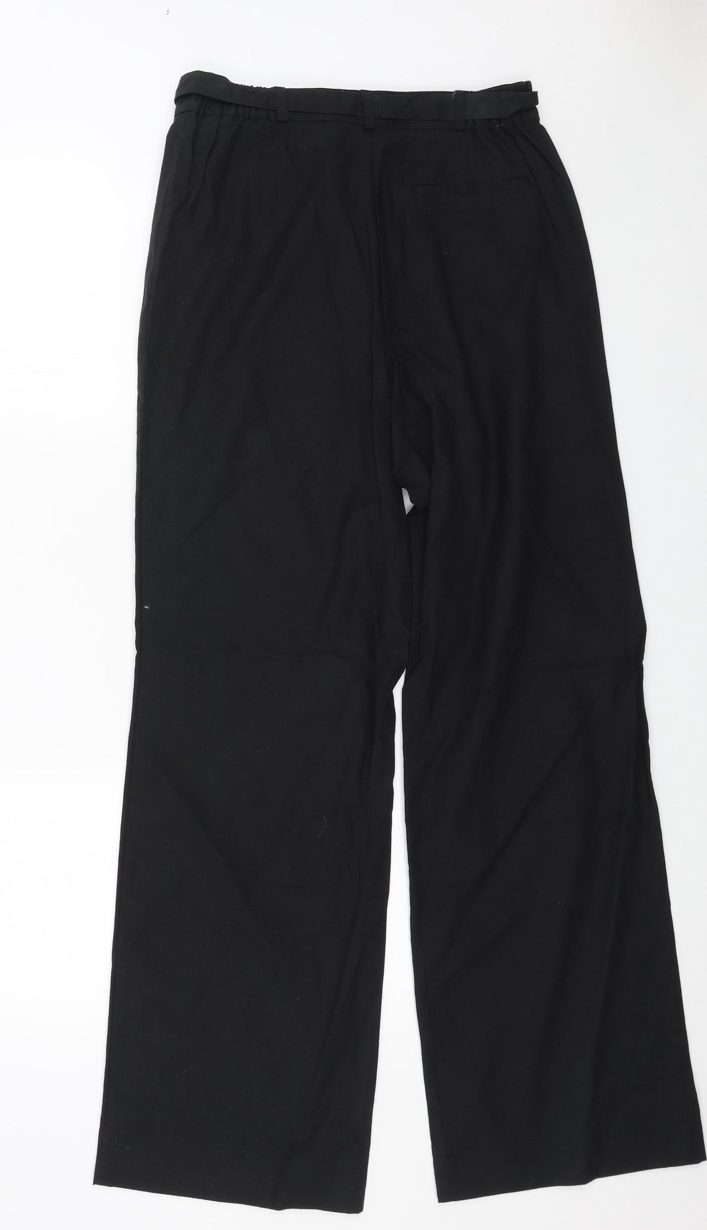Womens UK Size 12 Casual Comfort Regular Fit  Black Trousers