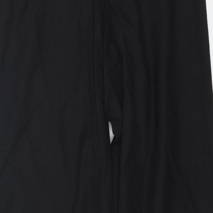 Womens UK Size 12 Casual Comfort Regular Fit  Black Trousers