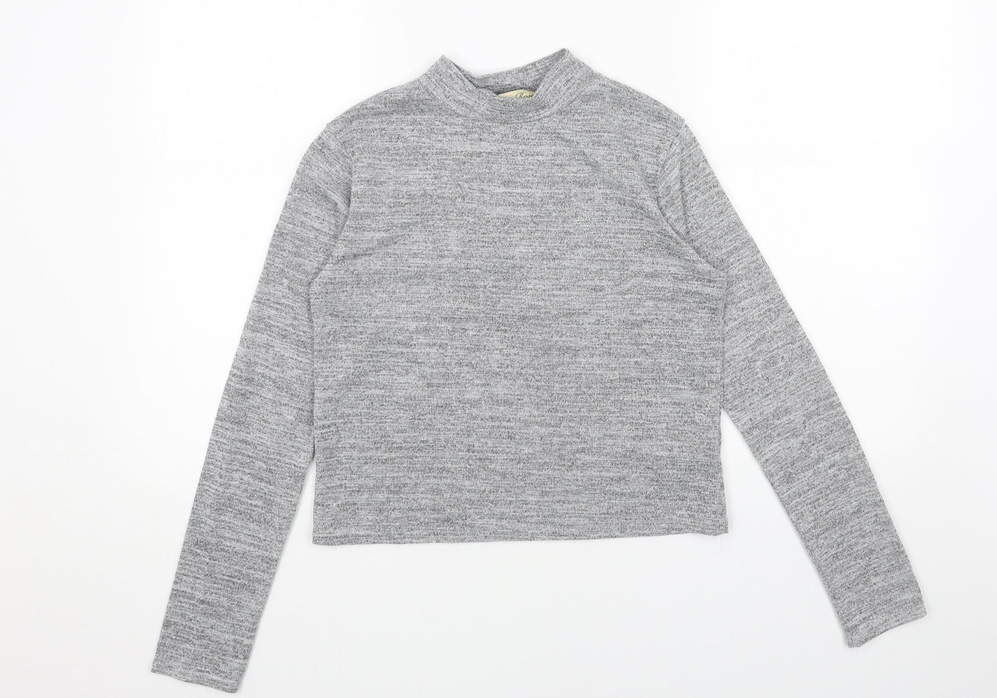 Womens UK Size L Cameo Rose Grey Pullover Jumper