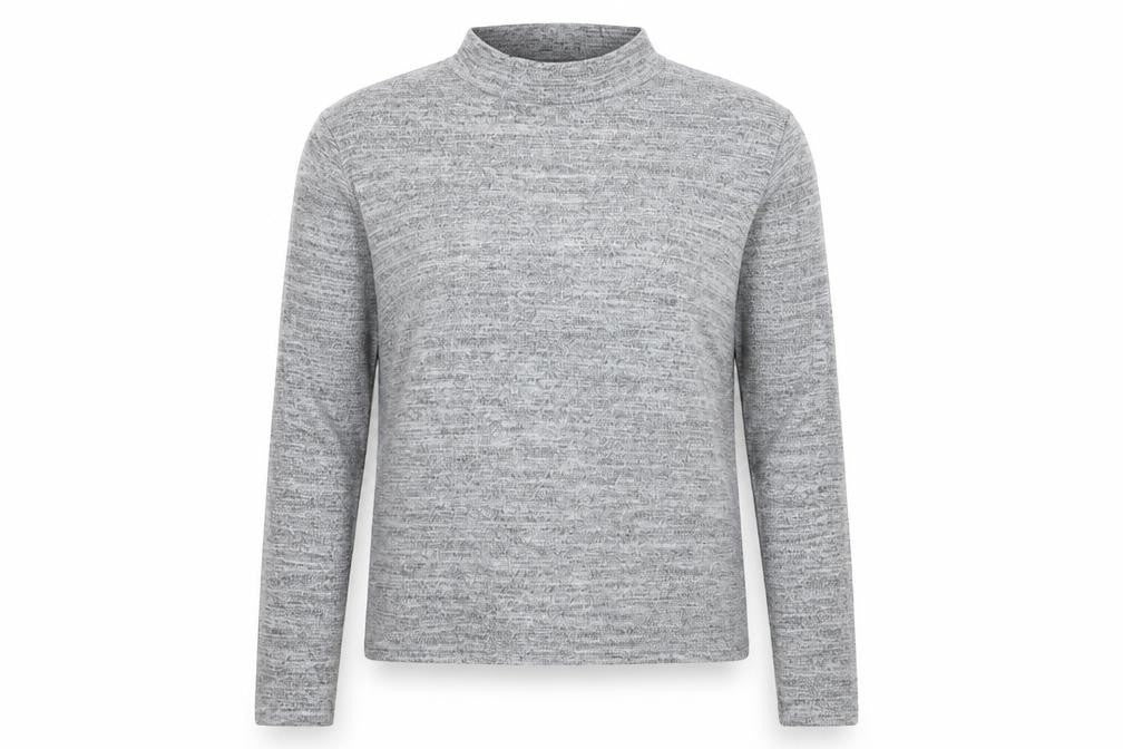 Womens UK Size L Cameo Rose Grey Pullover Jumper