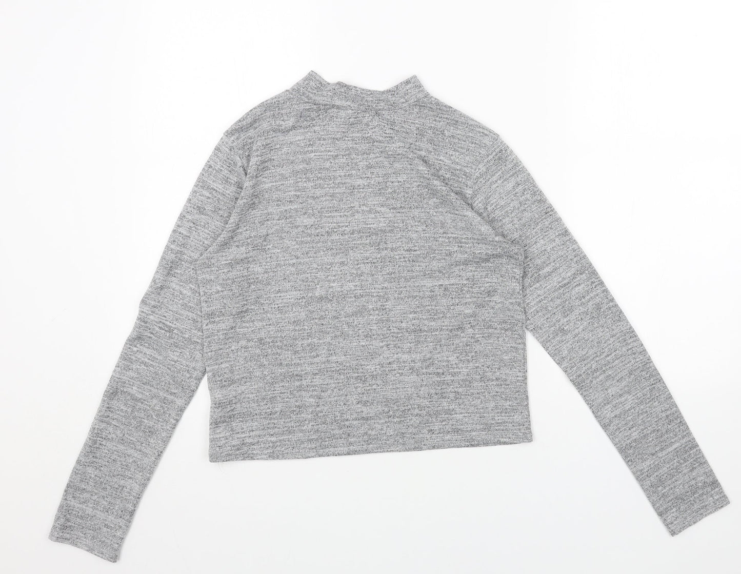 Womens UK Size L Cameo Rose Grey Pullover Jumper