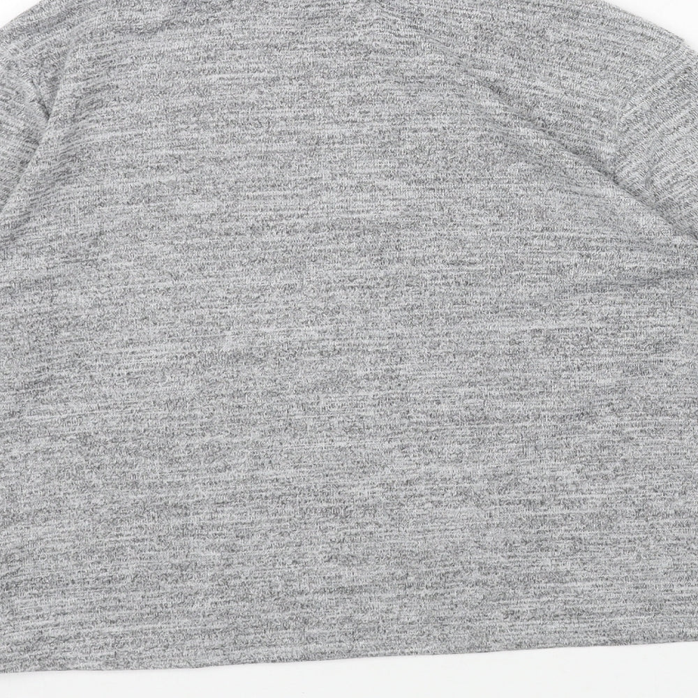 Womens UK Size L Cameo Rose Grey Pullover Jumper