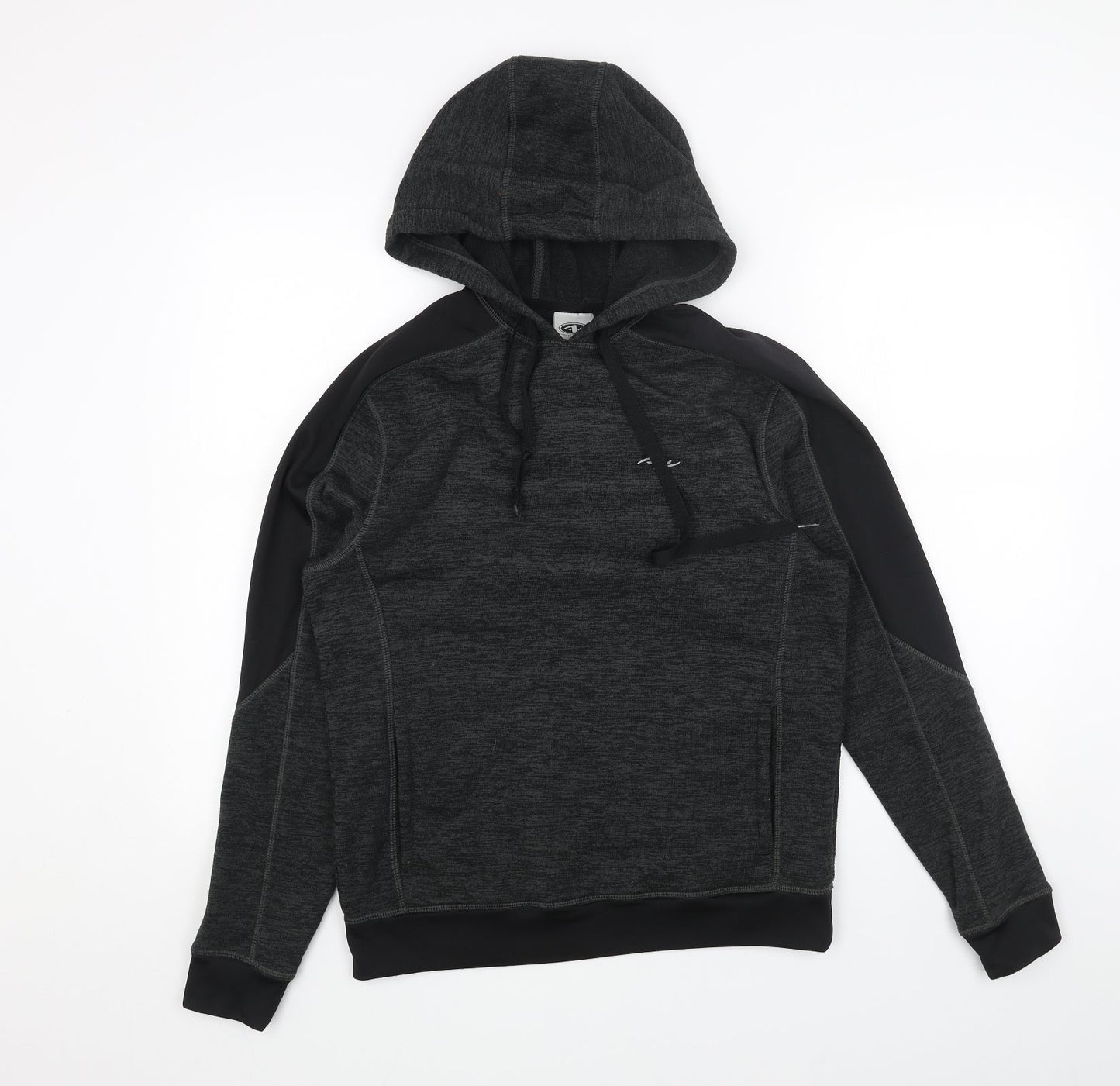 Athletic Works Womens Grey Polyester Pullover Hoodie Size S Pullover