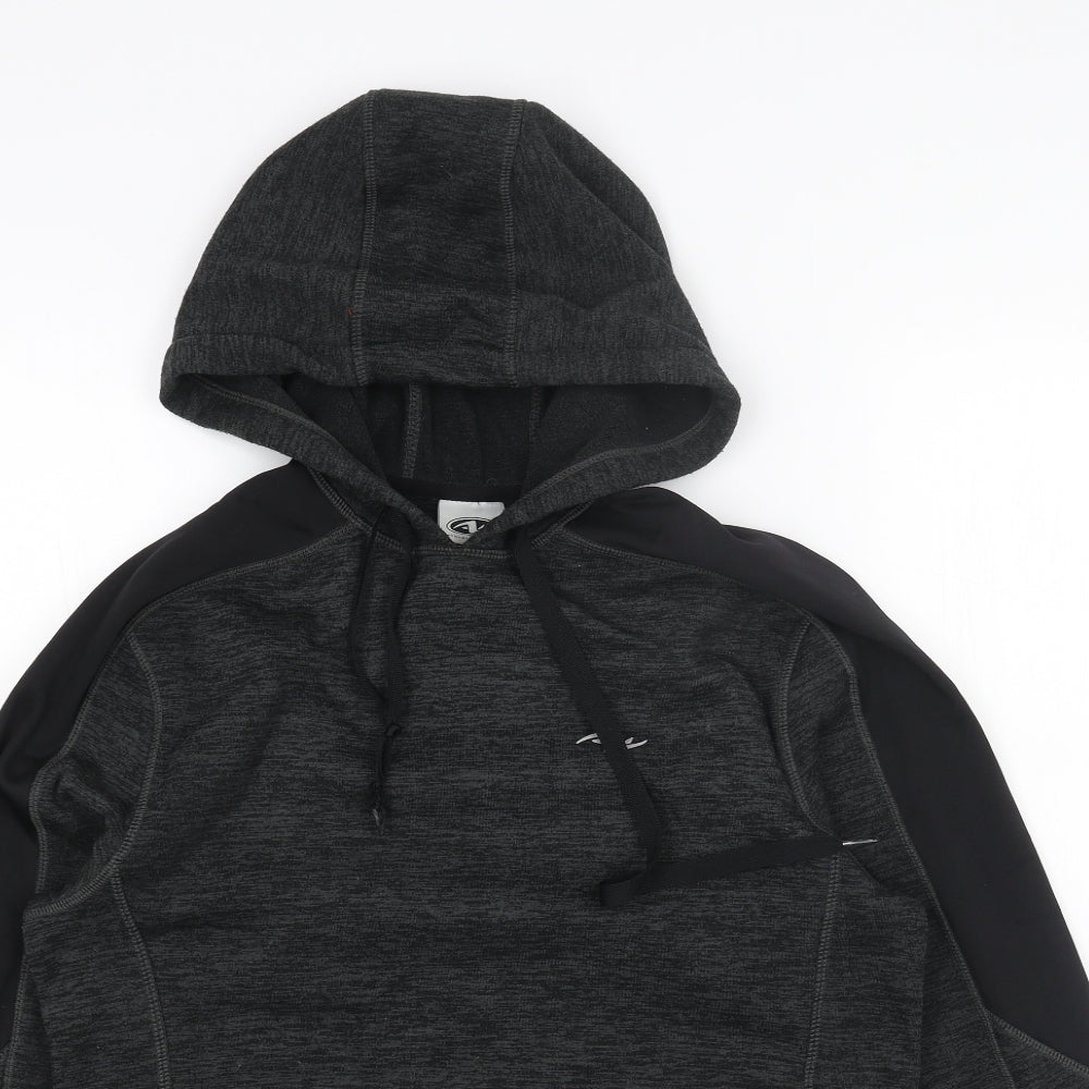 Athletic Works Womens Grey Polyester Pullover Hoodie Size S Pullover