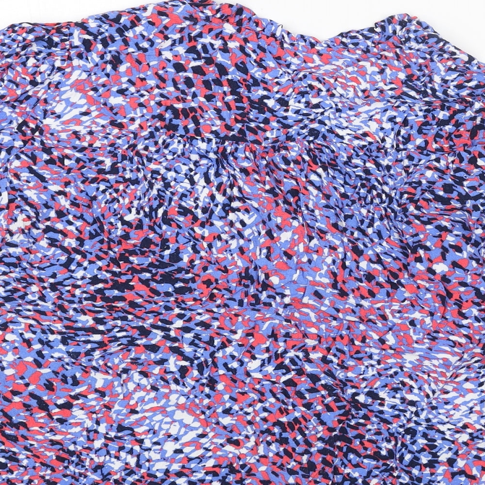 Womens UK Size 12 Marks and Spencer Blue Basic Blouse