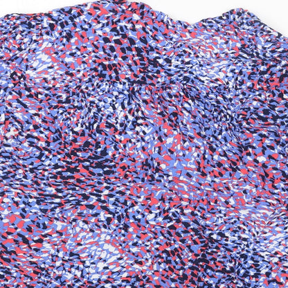 Womens UK Size 12 Marks and Spencer Blue Basic Blouse