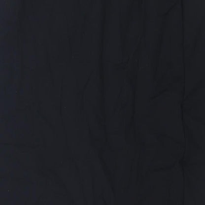 Blanchelle Womens Blue Polyester Straight & Pencil Skirt Size 12 Zip
