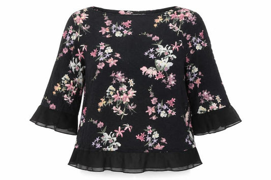Womens UK Size 14 Per Una Black Basic Blouse