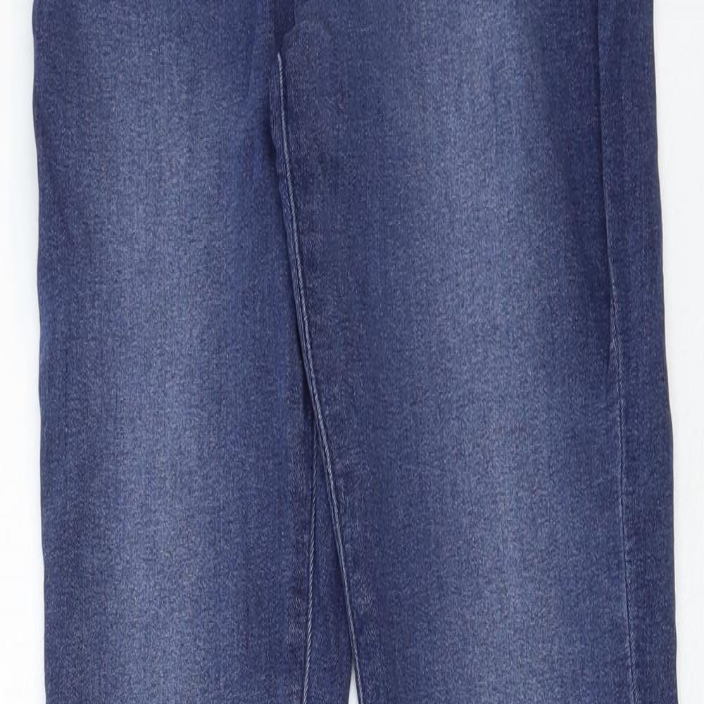 Jack Wills Mens Blue Cotton Skinny Jeans Size 26 in Regular Zip