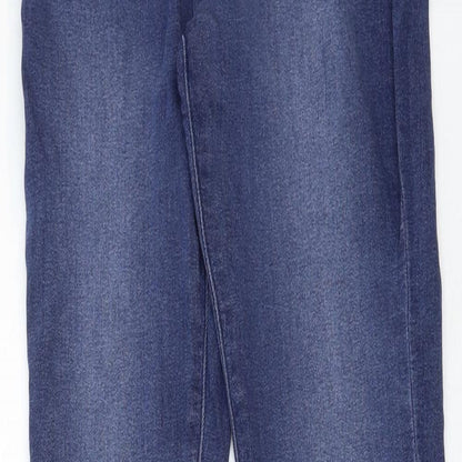 Jack Wills Mens Blue Cotton Skinny Jeans Size 26 in Regular Zip