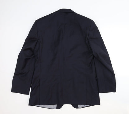 Mens UK Size 40 Stvdio Regular Blue Suit Jacket