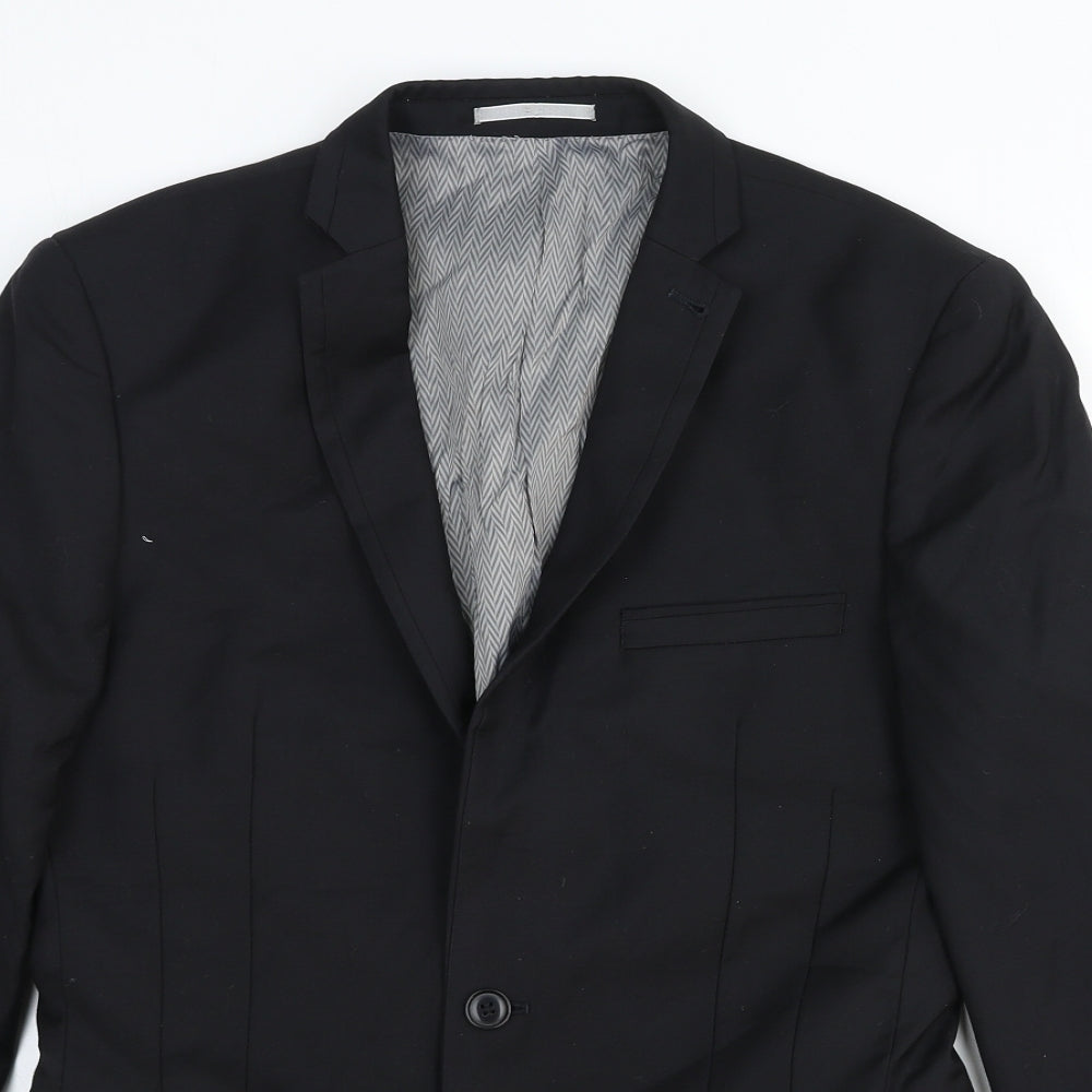 Mens UK Size 36 NEXT Regular Black Suit Jacket