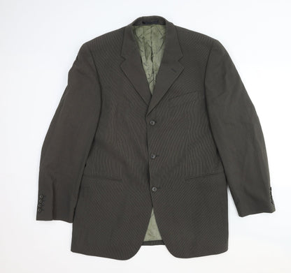 Mens UK Size 44 Van Kollem Regular Green Suit Jacket