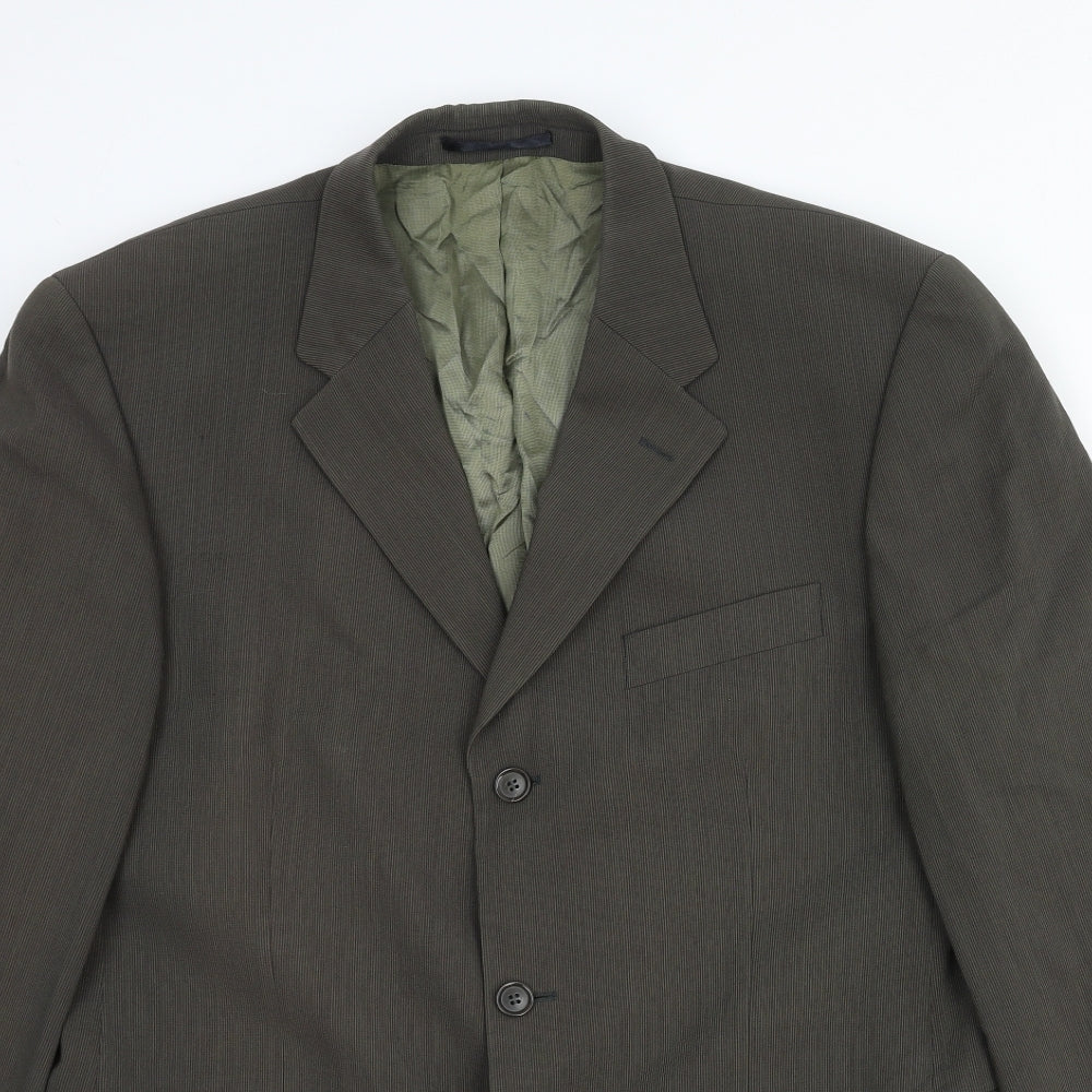 Mens UK Size 44 Van Kollem Regular Green Suit Jacket