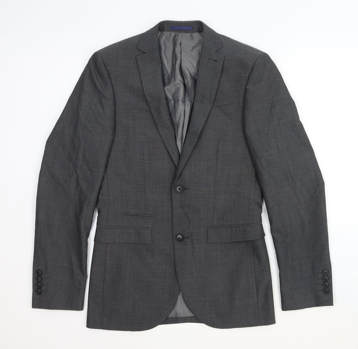 Mens UK Size 34 NEXT Regular Grey Suit Jacket