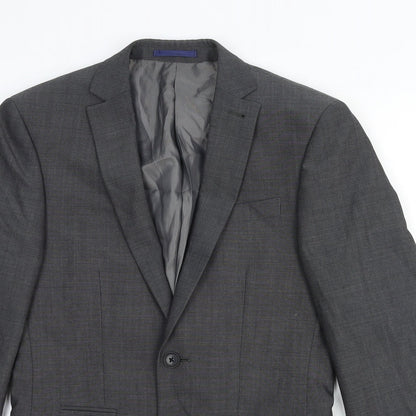 Mens UK Size 34 NEXT Regular Grey Suit Jacket