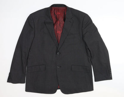 Skopes Mens Grey Wool Jacket Suit Jacket Size 44 Regular