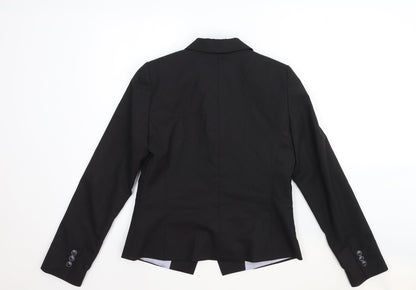 Caroll Womens Black Wool Jacket Suit Jacket Size 10