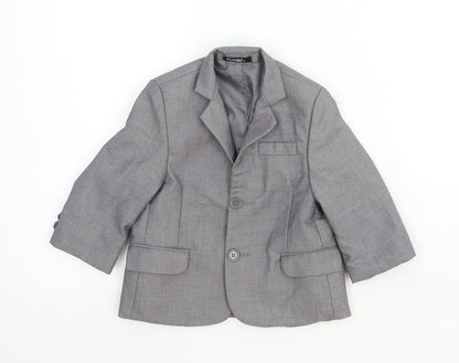 VivaKi Baby Grey Jacket Blazer Size 18-24 Months Button