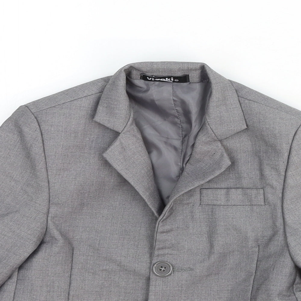VivaKi Baby Grey Jacket Blazer Size 18-24 Months Button