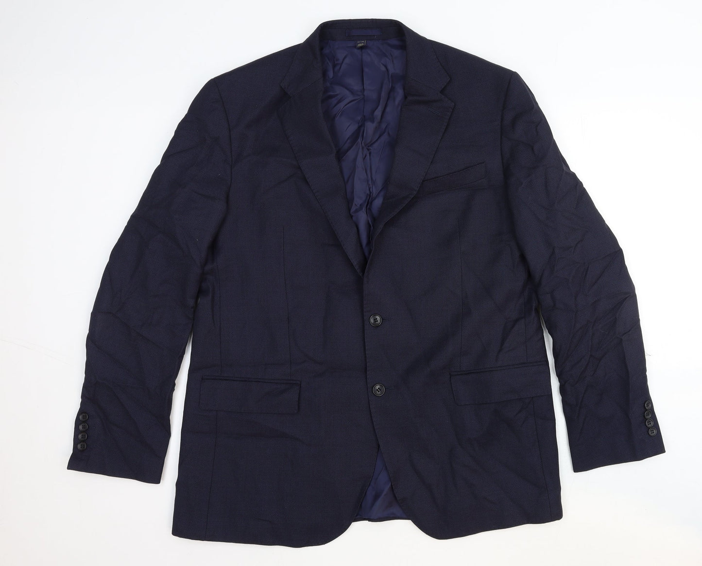 Mens UK Size 2XL Marks and Spencer Regular Blue Suit Jacket