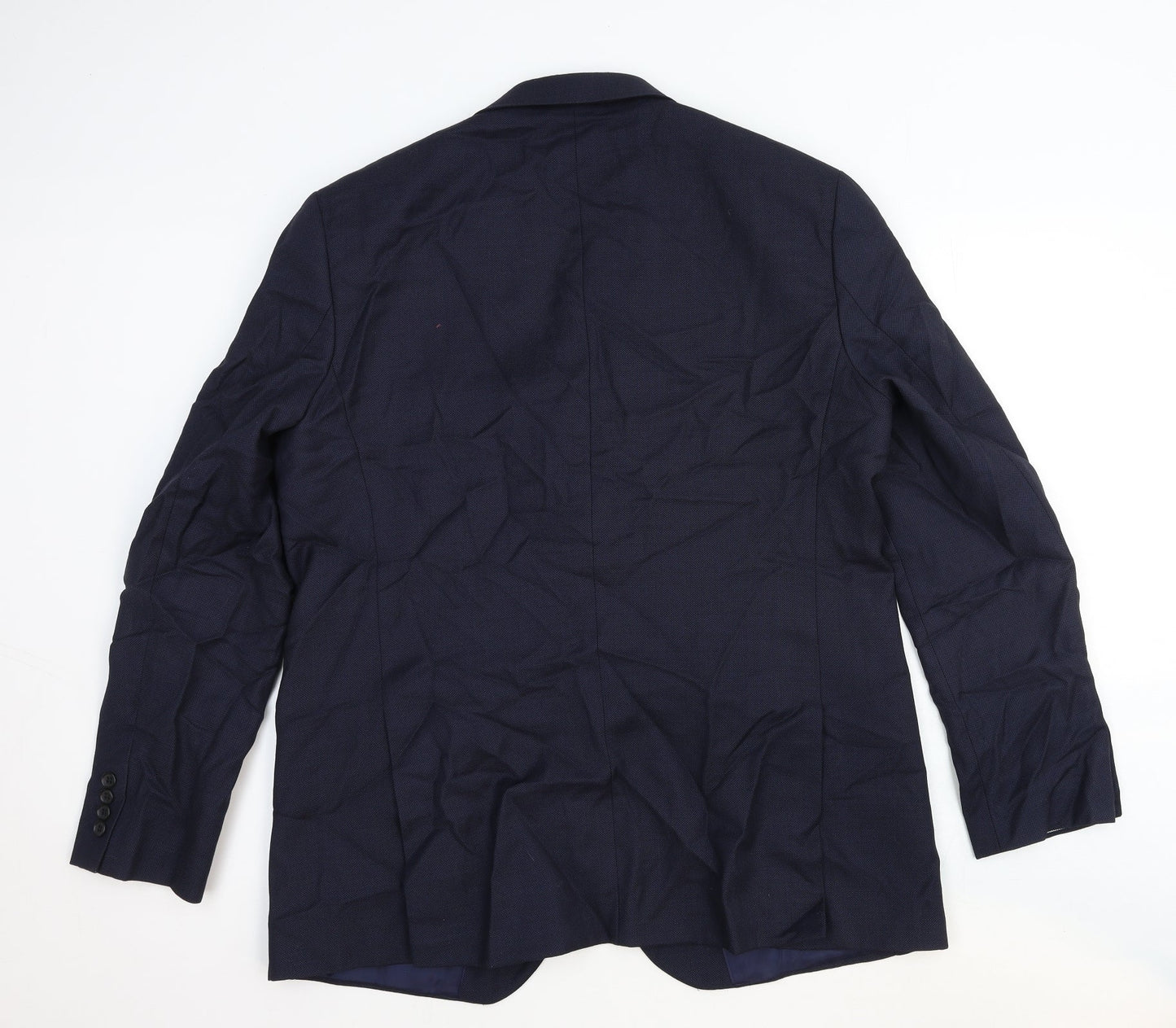 Mens UK Size 2XL Marks and Spencer Regular Blue Suit Jacket