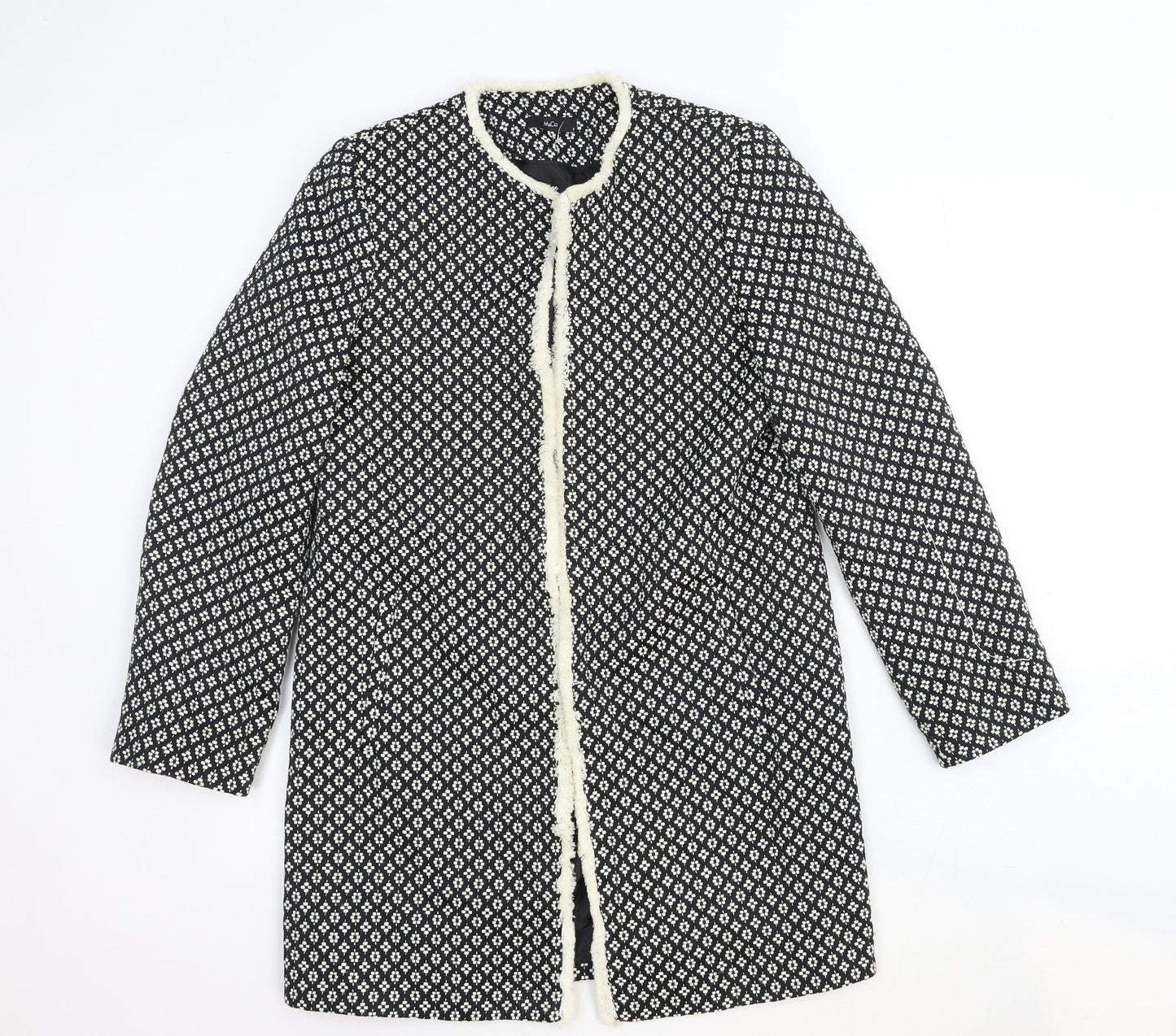 Womens UK Size 8 Marks and Spencer Black Pea Coat