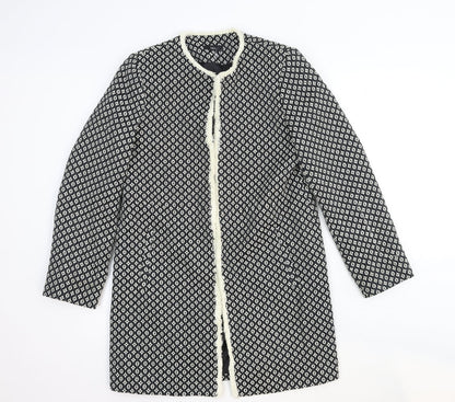 Womens UK Size 8 Marks and Spencer Black Pea Coat