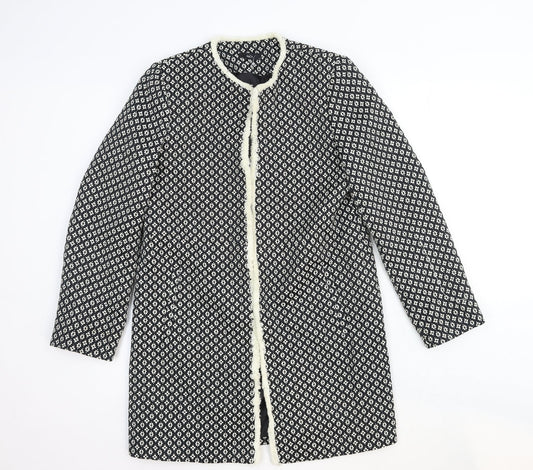 Womens UK Size 8 Marks and Spencer Black Pea Coat